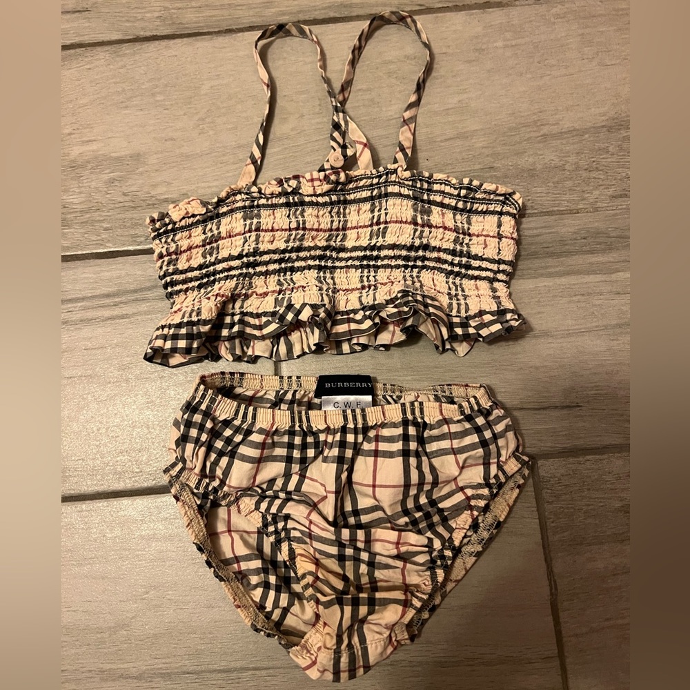Authentic burberry 2T swimsuit